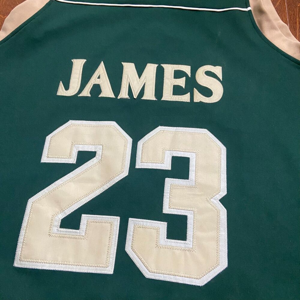 High School Legends Vtg LeBron James SVSM Irish Limit… - Gem
